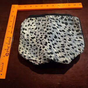 Animal print cosmetic bag